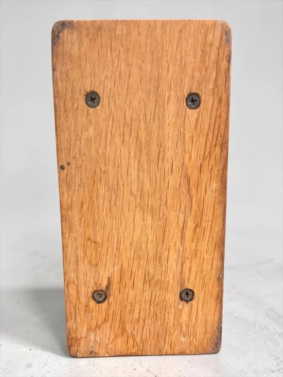 Vintage 1975 Solid Wood Die Cut Goose Welcome Napkin Recipe Mail Book Holder - Picture 10 of 13